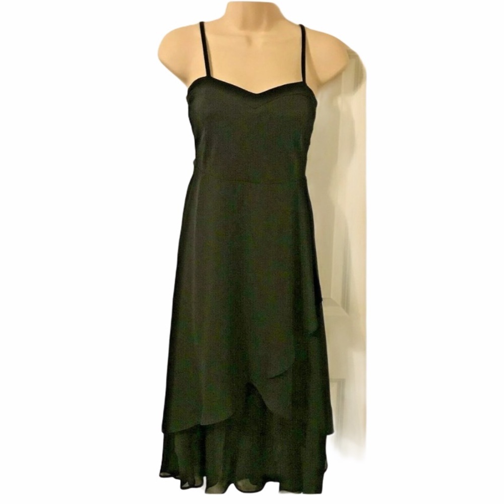 Wet Seal Juniors Asymmetrical Black Party Dress